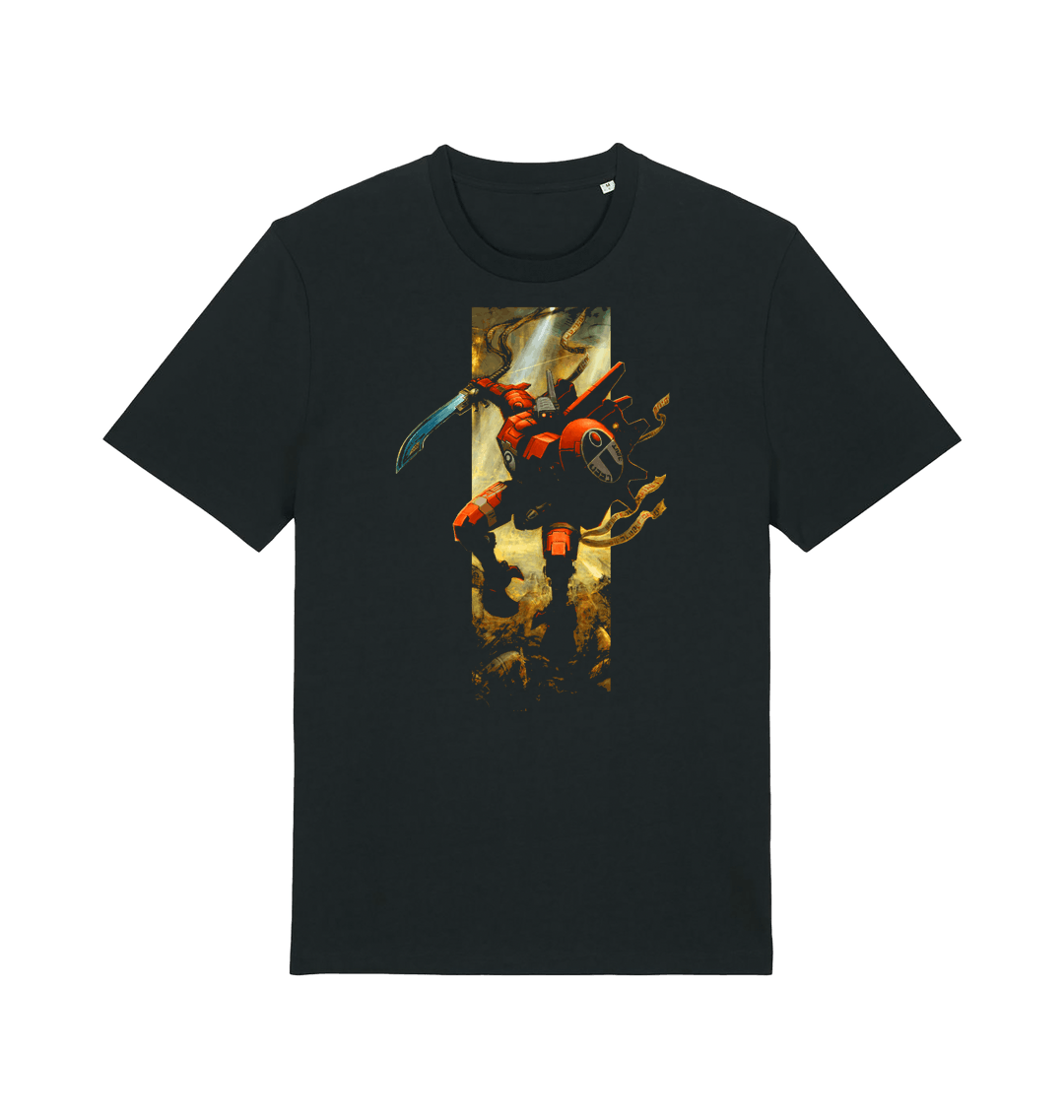 Black Printed T-shirt Front